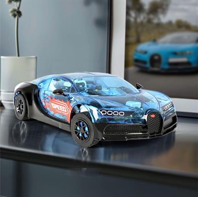 JAKİ MEKANİK BUGATTİ MODEL ARABA 798 PARÇA  BLOCK OYUNCAK