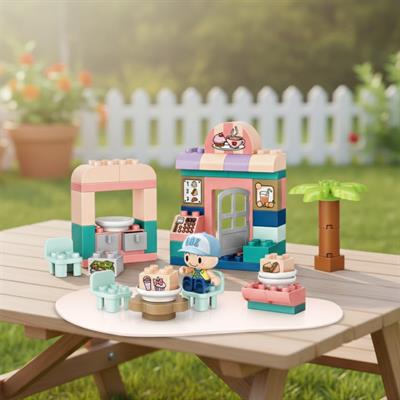 JUNİOR CAFE İÇECEK DÜKKANI 60 PARÇA BLOCK OYUNCAK