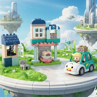 JUNİOR DOĞUMGÜNÜ PARTİSİ 60 PARÇA BLOCK OYUNCAK