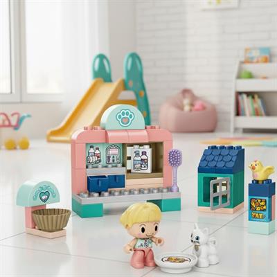 JUNİOR PET KLİNİK VETERİNER 56 PARÇA BLOCK OYUNCAK