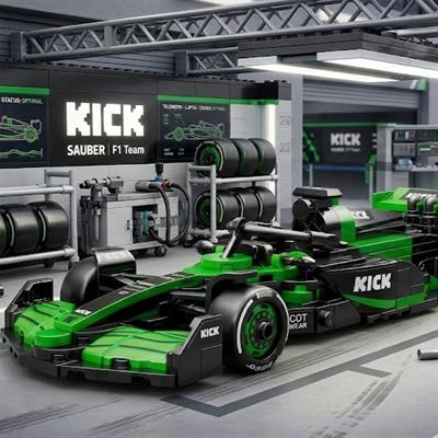 KICK Sauber F1 Team C45-2025 348 PARÇA BLOCK OYUNCAK