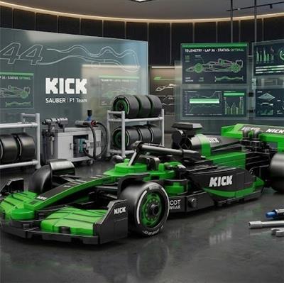 KICK Sauber F1 Team C45-2025 348 PARÇA BLOCK OYUNCAK