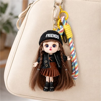 LOLİFEN TELEFON ASKILI KÜRK GİYSİLİ KIZ MODEL CHARM