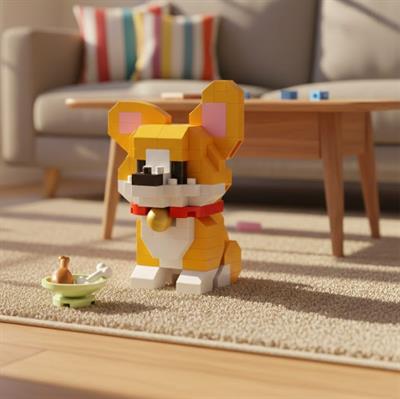 LOZ CORGİ KÖPEK 160 PARÇA BLOCK OYUNCAK-MİNİ POŞET