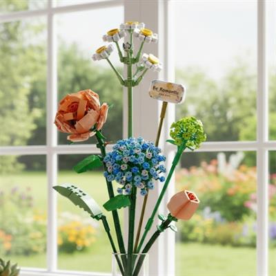 LOZ Ebedi Çiçek Bitki Papatya Gül Ortanca Yaprağı 680 PARÇA  BLOCK OYUNCAK