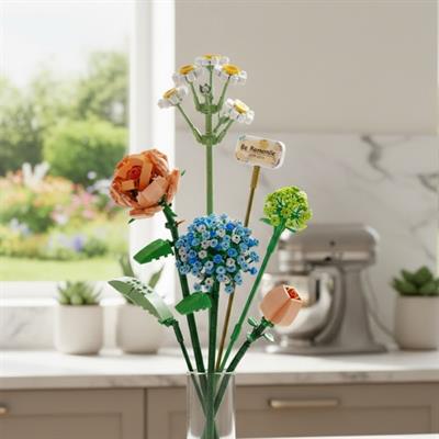 LOZ Ebedi Çiçek Bitki Papatya Gül Ortanca Yaprağı 680 PARÇA  BLOCK OYUNCAK