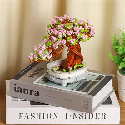 LOZ Ebedi Çiçek Pembe Sakura Kiraz Ağacı 426 PARÇA   BLOCK OYUNCAK