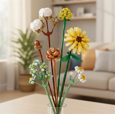 LOZ Ebedi çiçekler / PAMUK PAPATYA GERBERA 646 PARÇA  BLOCK OYUNCAK