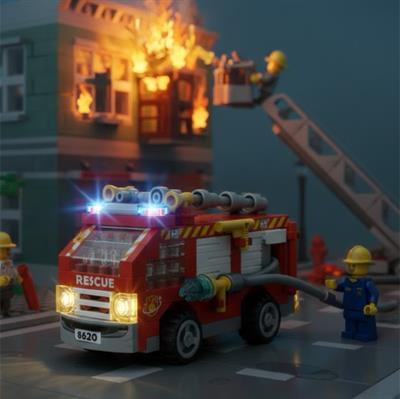 LOZ İTFAİYE 180 PARÇA  BLOCK OYUNCAK-MİNİ POŞET