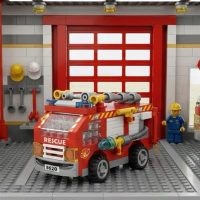 LOZ İTFAİYE 180 PARÇA  BLOCK OYUNCAK-MİNİ POŞET