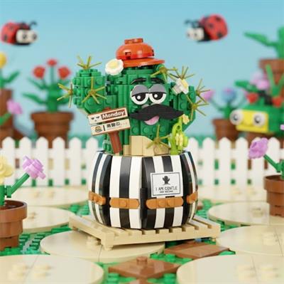 LOZ KAKTÜS ÇİÇEK 578 PARÇA  BLOCK OYUNCAK