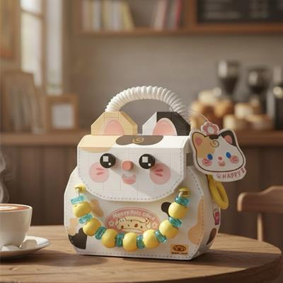 LOZ KEDİ FİGÜRLÜ MEYVE ÇANTASI 360 PARÇA BLOCK OYUNCAK