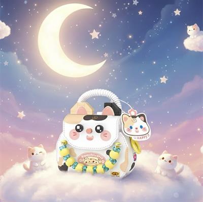 LOZ KEDİ FİGÜRLÜ MEYVE ÇANTASI 360 PARÇA BLOCK OYUNCAK