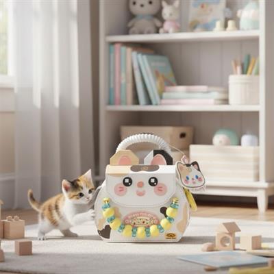 LOZ KEDİ FİGÜRLÜ MEYVE ÇANTASI 360 PARÇA BLOCK OYUNCAK
