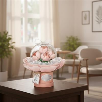 LOZ LEDLİ PEMBE GÜL BUKETİ 285 PARÇA BLOCK OYUNCAK