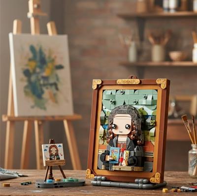 LOZ  MONA LİSA AHŞAP BOYAMA 604 PARÇA  BLOCK OYUNCAK