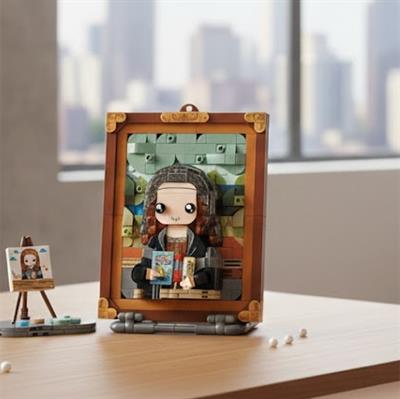 LOZ  MONA LİSA AHŞAP BOYAMA 604 PARÇA  BLOCK OYUNCAK