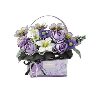 LOZ MOR GÜL BUKETİ 1179 PARÇA  BLOCK OYUNCAK