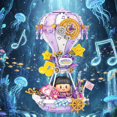 LOZ MOR HAVA BALONU 666 PARÇA  BLOCK OYUNCAK