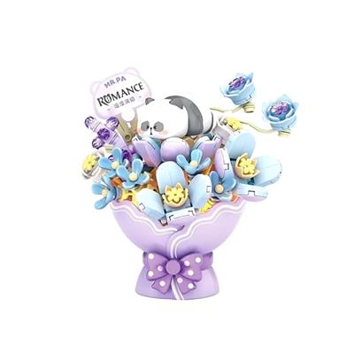 LOZ MOR MAVİ ÇİÇEK BUKETİ 246 PARÇA BLOCK OYUNCAK