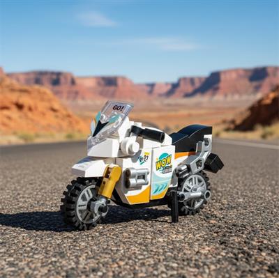 LOZ MOTORSİKLET 120 PARÇA BLOCK OYUNCAK-MİNİ POŞET