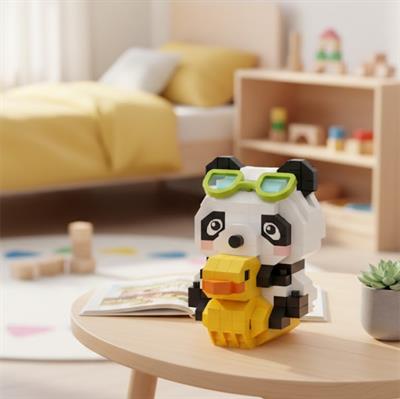 LOZ ÖRDEKLİ PANDA 190 PARÇA  BLOCK OYUNCAK-MİNİ POŞET