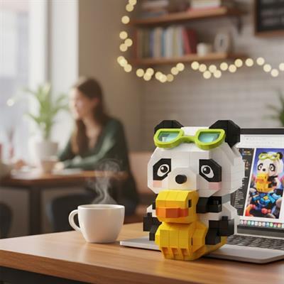 LOZ ÖRDEKLİ PANDA 190 PARÇA  BLOCK OYUNCAK-MİNİ POŞET