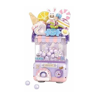 LOZ Sevimli Gashapon Makineleri MOR 428 PARÇA BLOCK OYUNCAK