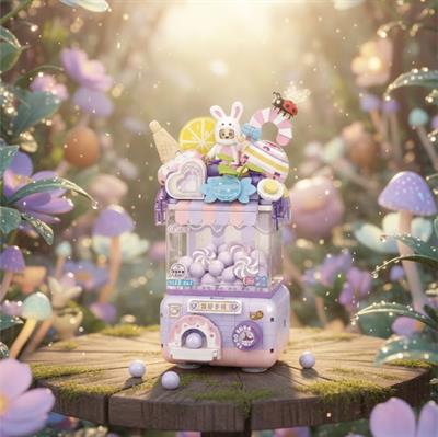 LOZ Sevimli Gashapon Makineleri MOR 428 PARÇA BLOCK OYUNCAK