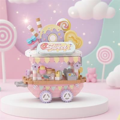 LOZ  TATLI SEPETİ ARABASI 300 PARÇA BLOCK OYUNCAK