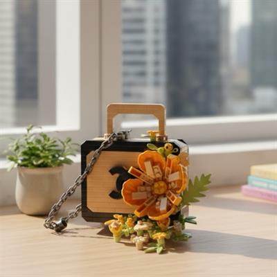 PANLOS ÇANTA BUKET ÇİÇEK 484 PARÇA  BLOCK OYUNCAK