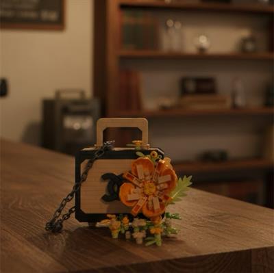 PANLOS ÇANTA BUKET ÇİÇEK 484 PARÇA  BLOCK OYUNCAK