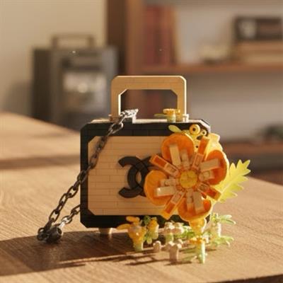 PANLOS ÇANTA BUKET ÇİÇEK 484 PARÇA  BLOCK OYUNCAK