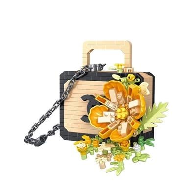 PANLOS ÇANTA BUKET ÇİÇEK 484 PARÇA  BLOCK OYUNCAK