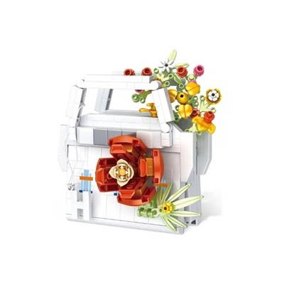 PANLOS ÇANTA BUKET ÇİÇEK 497 PARÇA BLOCK OYUNCAK