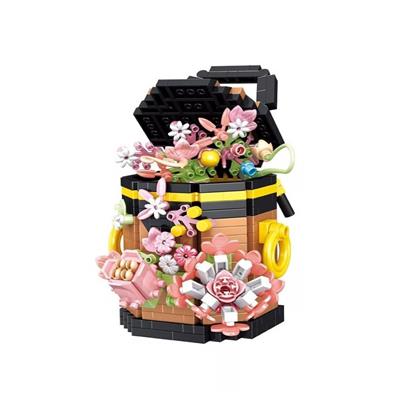 PANLOS ÇANTA BUKET ÇİÇEK 633 PARÇA BLOCK OYUNCAK