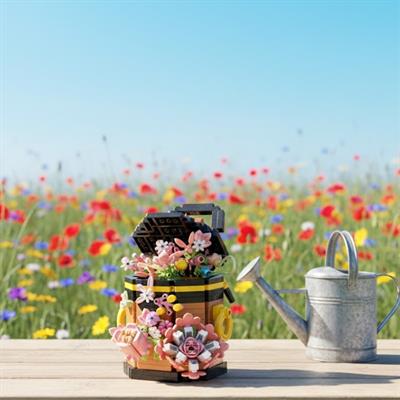 PANLOS ÇANTA BUKET ÇİÇEK 633 PARÇA BLOCK OYUNCAK