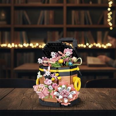 PANLOS ÇANTA BUKET ÇİÇEK 633 PARÇA BLOCK OYUNCAK