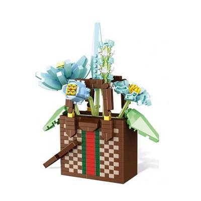 PANLOS ÇANTA BUKET ÇİÇEK 688 PARÇA BLOCK OYUNCAK