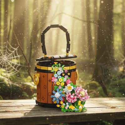 PANLOS ÇANTA ÇİÇEK BUKETİ 1191 PARÇA BLOCK OYUNCAK