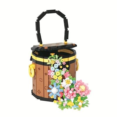 PANLOS ÇANTA ÇİÇEK BUKETİ 1191 PARÇA BLOCK OYUNCAK