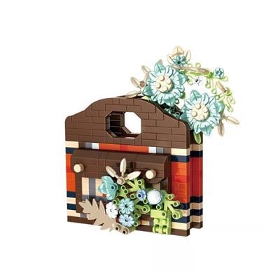 PANLOS ÇANTA ÇİÇEK BUKETİ 605 PARÇA BLOCK OYUNCAK