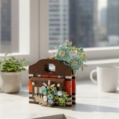 PANLOS ÇANTA ÇİÇEK BUKETİ 605 PARÇA BLOCK OYUNCAK