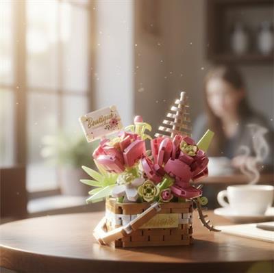 PANLOS ÇİÇEK BUKETİ 395 PARÇA BLOCK OYUNCAK