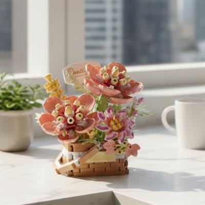 PANLOS ÇİÇEK BUKETİ 455 PARÇA BLOCK OYUNCAK