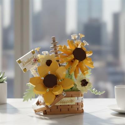 PANLOS ÇİÇEK BUKETİ 498 PARÇA BLOCK OYUNCAK