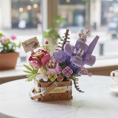 PANLOS ÇİÇEK BUKETİ  515 PARÇA BLOCK OYUNCAK