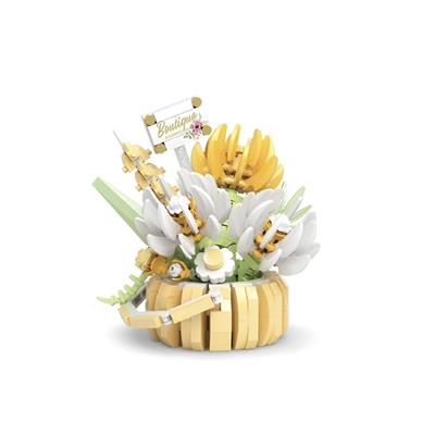 PANLOS ÇİÇEK BUKETİ 517 PARÇA  BLOCK OYUNCAK