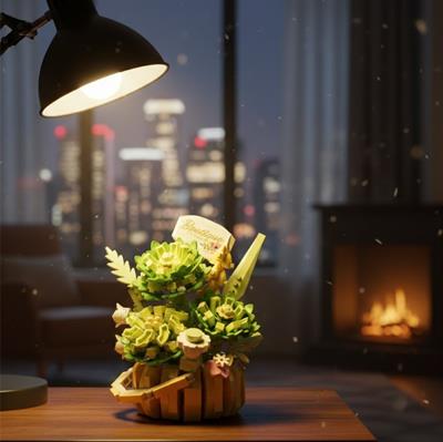 PANLOS ÇİÇEK BUKETİ 524 PARÇA BLOCK OYUNCAK