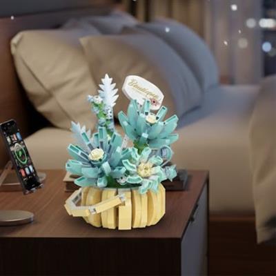 PANLOS ÇİÇEK BUKETİ 562 PARÇA  BLOCK OYUNCAK